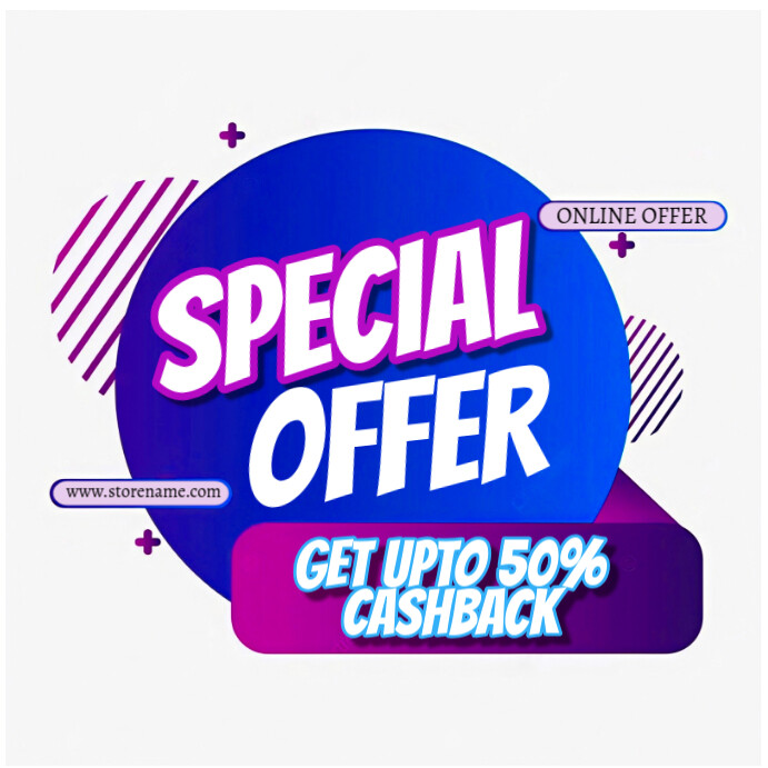 Square Offer Special offer design square size Template | PosterMyWall