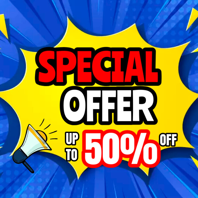 SPECIAL OFFER Template | PosterMyWall