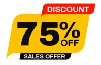 Special Offer Discount Sign Tabloid template