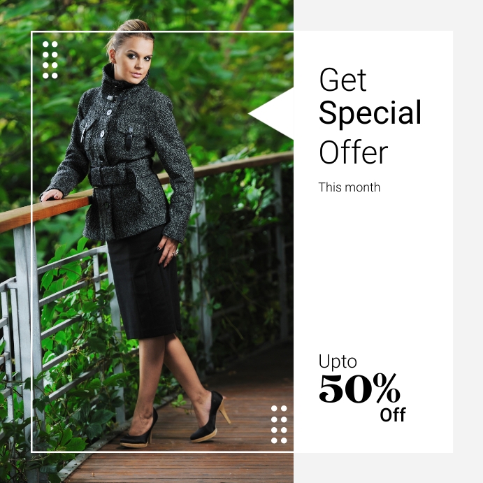 Copy of Special Offer Fashion Promo for Instagram | PosterMyWall