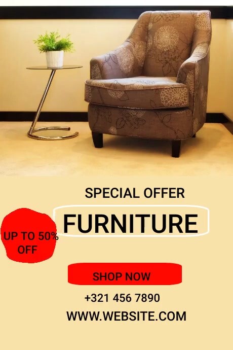 Offer Funiture Special offer furniture Template | PosterMyWall