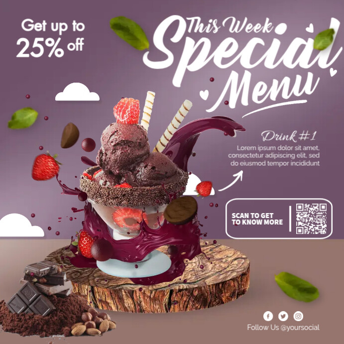 Special Offer Menu Template | PosterMyWall