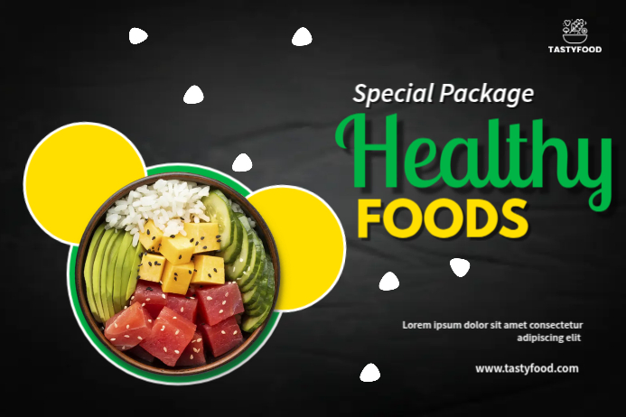 Package Poster Sample Black Special Package Posters Template | PosterMyWall