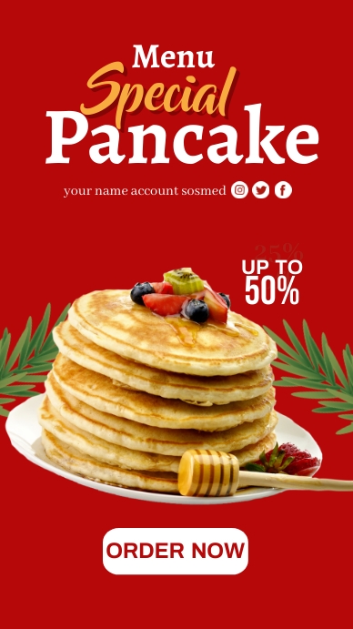 Special Pancake Indaba yaku-Instagram template