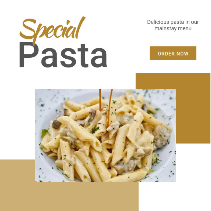 Special Pasta Instagram Post Template PosterMyWall