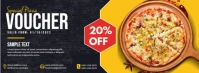 Special Pizza Voucher Facebook Cover Photo template