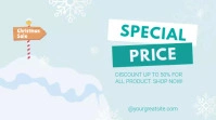 Special Price Christmas Sale Publicación de Twitter template