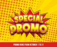 Special promo Rectangle moyen template
