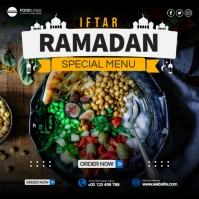 Special Ramadan Menu Pos Instagram template