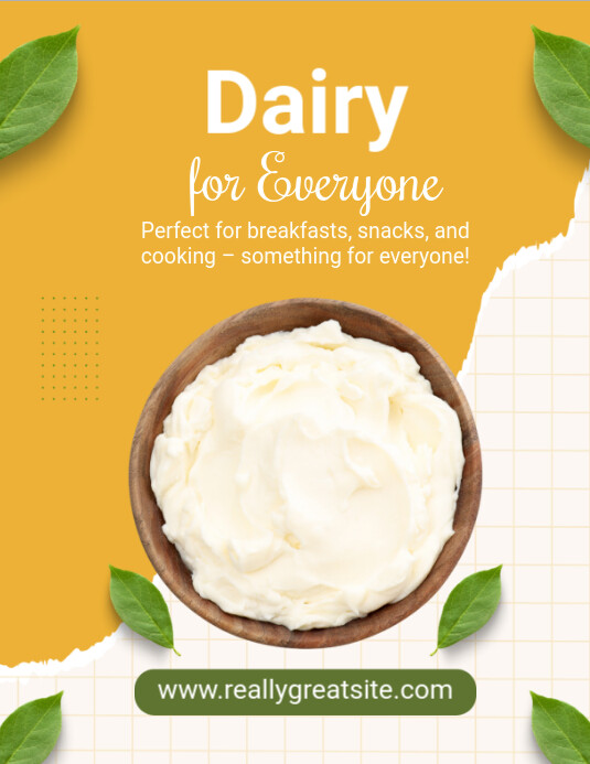 Flyer Daity Special Restaurant Food Menu Dairy Flyer (us Letter) Template ...