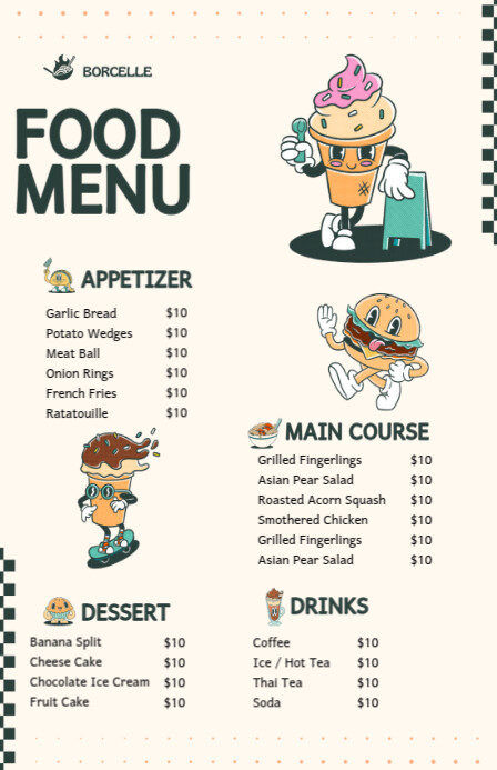 Special Restaurant Food Menu Tabloid Template | PosterMyWall
