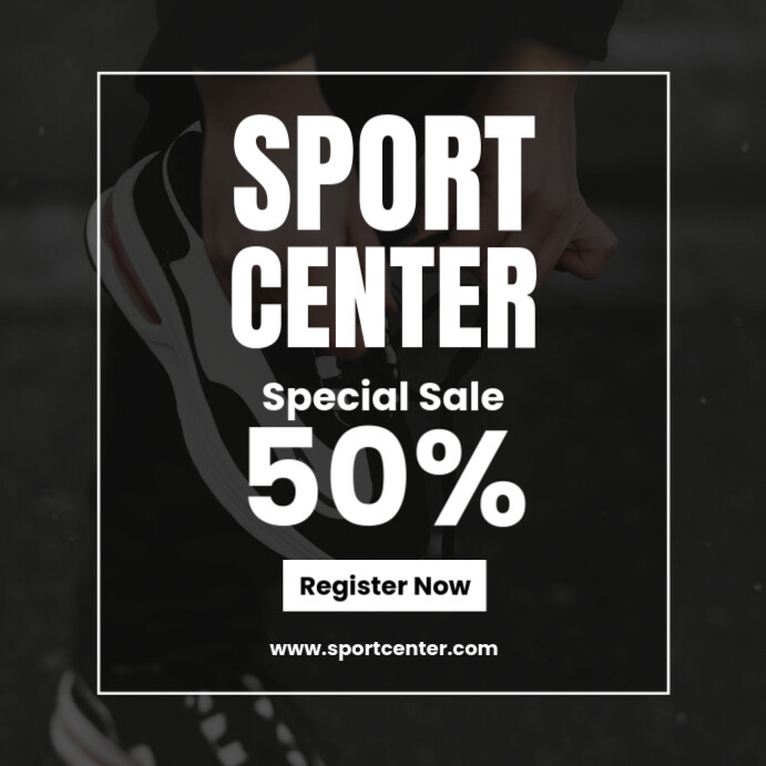 Copy of Special Sale Sport Center Instagram Post PosterMyWall