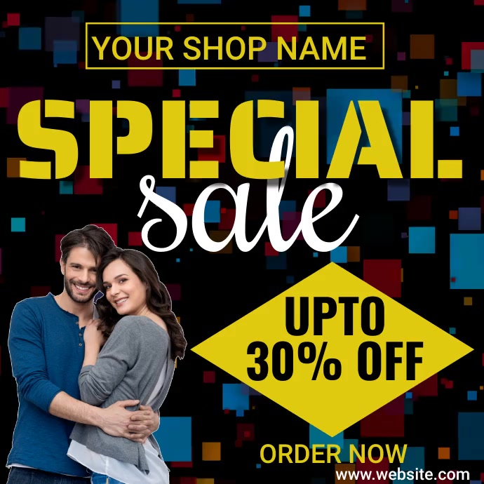 Plantilla de Special sale template | PosterMyWall