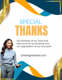 Special thanks flying flyers project template