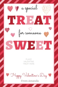 Special Treat For Someone Sweet Valentine's Day Spanduk 4' × 6' template