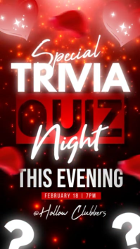 Special Trivia Quiz Night História do Instagram template