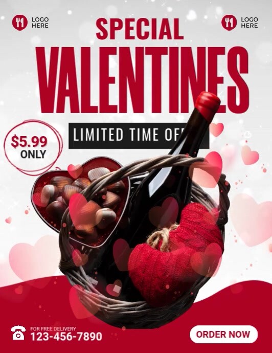 Special Valentines Chocolate Template | PosterMyWall