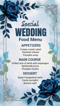 Special Wedding Food Menu Instagram Story template