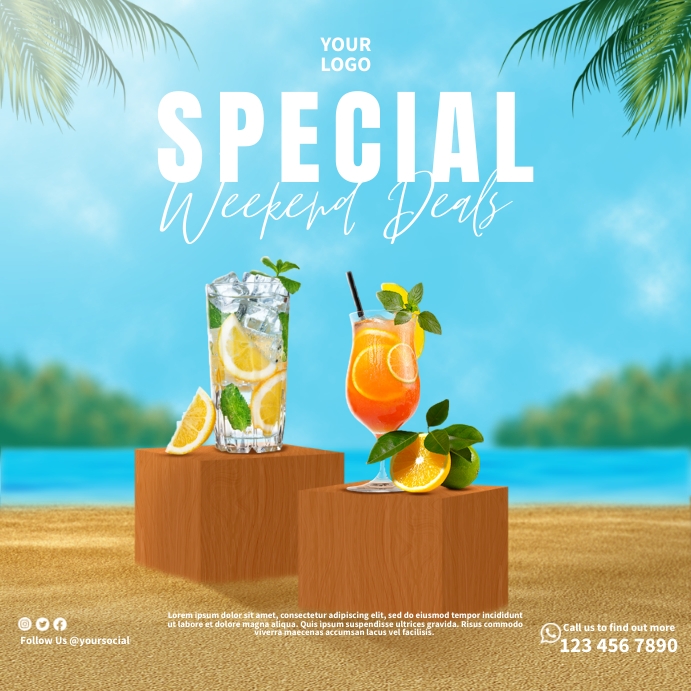 Special Weekend Deals Template | PosterMyWall