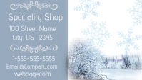 Speciality Shop Business Card Tarjeta de Presentación template