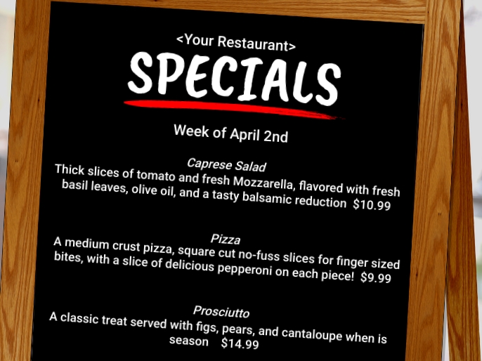 Specials Apresentação template