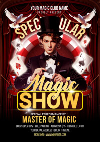 Black Magic Show Posters Template | PosterMyWall