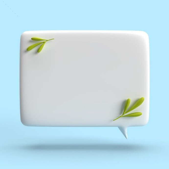 Speech Bubble Quote Box Instagram Post template