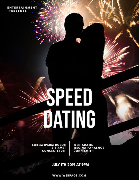 speed​​ dating flyer