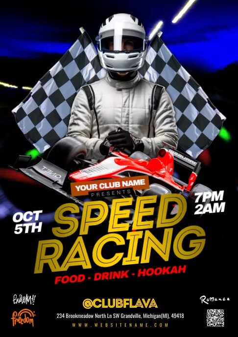 speed racing Template | PosterMyWall