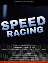 Car Racing Flyer Template | PosterMyWall