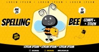SPELLING BEE BANNER Imagem partilhada do Facebook template