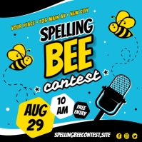 2 020 Spelling Bee Contest Customizable Design Templates Postermywall