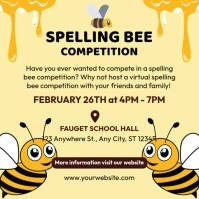 Spelling Bee Competition Message Instagram template
