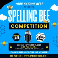 Spelling Bee Square (1:1) template