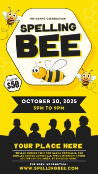 Spelling Bee Instagram Story template