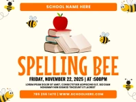 Spelling Bee Yard Sign template