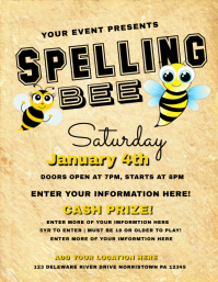 1 420 Spelling Bee Competition Customizable Design Templates Postermywall