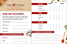 Guest Survey Comment Suggestion Card Template | PosterMyWall