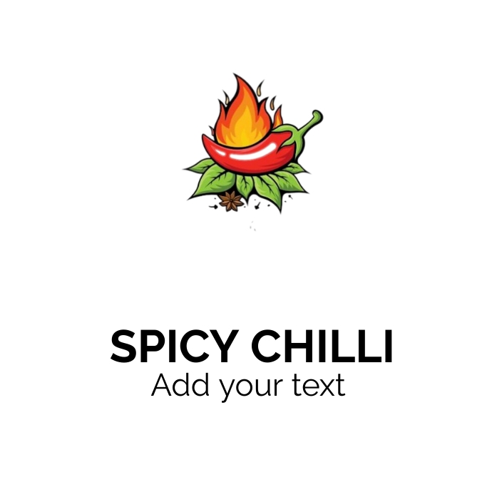 SPICY CHILLI Template | PosterMyWall