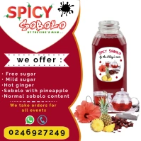 Spicy Sobolo Logo template