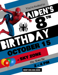 80 Spiderman Customizable Design Templates Postermywall