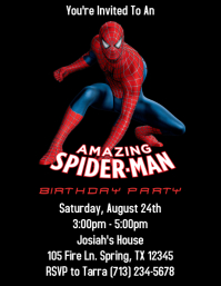 80 Spiderman Customizable Design Templates Postermywall