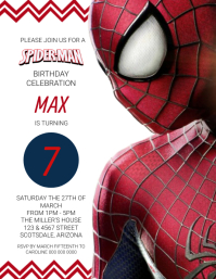 70 Spiderman Customizable Design Templates Postermywall