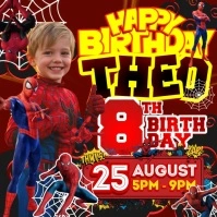 SPIDEY BIRTHDAY BLAST Instagram Post template