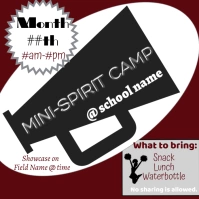 Spirit Camp Instagram-Beitrag template