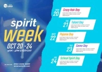 Spirit Week Ad Template Postcard