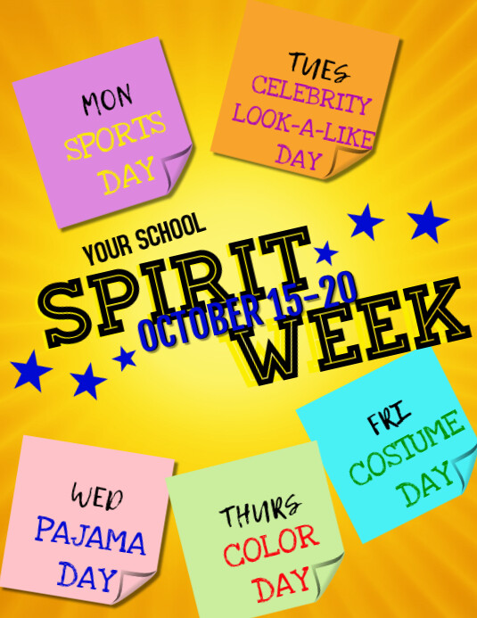 spirit-week-template-postermywall