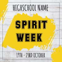 Spirit Week Template | PosterMyWall
