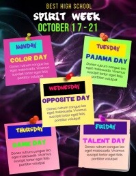SPIRIT WEEK Template | PosterMyWall