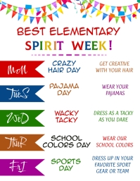 Free Clipart Pajama Day Flyer